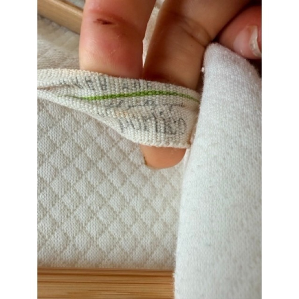 PACT Organic Cotton Longline Bathrobe Ivory | GOTS Certified - Picture 8 of 10